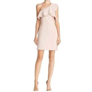 ELIZABETH AND JAMES~Woman Size 2~ Jerard One-shoulder Ruffle Sheath Dress Lined